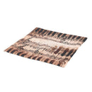 Music Series Note Printed Linen Square 45x45cm Home Decor Houseware Throw P L6Q9