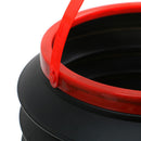 Round Car Trash Can Foldable Auto Storage Bag Wastebasket Container AccessorS Gw