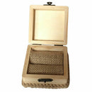 Wedding Ring Box Wooden Printed I DO Wedding Ring Bearer Rustic Ring Holder
