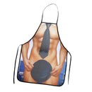 1 Piece of Kitchen Funny Creative Super Man Apron Cooking Grilling Baking Apron