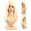 Women Natural Curly Blonde Hairstyle High Temperature Synthetic Hair Full Wigs