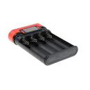 3 in 1 Solar Charger Power Bank 12000mAh USB Battery Red