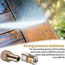 1/4 Inch Rotating Sewer Drain Nozzle Female NPT 5.5 Orifice 4,000 PSI, 1/4