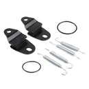 2PCS Durable Exhaust Bracket Kit with Spring&Washer for Yamaha 87-06 YFZ350