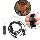 Throat Microphone Vibration Headset Earpiece for Two Way Radio Baofeng Uv-5