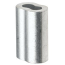 100pcs Aluminum Crimping Loop Sleeve for 3mm Diameter Wire Rope and Cable