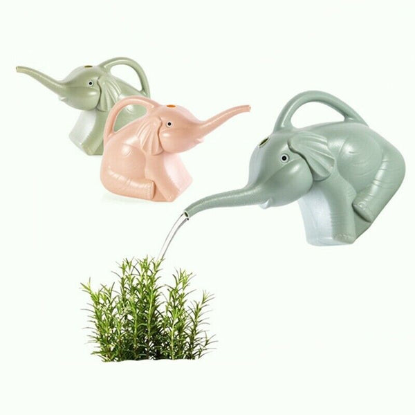Plastic Garden Elephant Watering Can Gardening Tools Plant Flower Pot Outdo