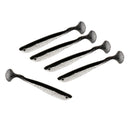 4pcs Soft Silicone Baits Artificial Lifelike Worm Lures T Tail Fishing Baits