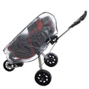 Waterproof Dustproof Zipper Hood Rain Cover For Golf Club Stand Bag & Push Cart