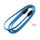 1M PC SATA 3.0 Extension Cable SATA External Shield Cable Cord Lead Blue