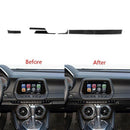 New Carbon Fiber Dashboard Center Console Cover Trim Kit for Chevrolet Cama