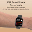 F22 Sport Bluetooth Heart Rate Monitor Smart Watch Wristband black