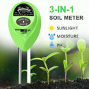 Soil PH Meter, 3-In-1 Soil Test Kits PH Moisture Meter Plant Water Light Te