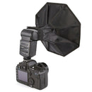 Universal Slr Camera Top Flash Diffuser Octagonal Camera Cover Softbox 30Cm