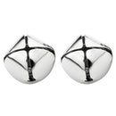 2x Large 1" Stainless Steel Jingle Bells Pet Dog Cat