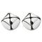 2x Large 1" Stainless Steel Jingle Bells Pet Dog Cat