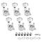 6R Lock Tuning Pegs Tuner Machine Heads Chrome High Qulity Small Square Head
