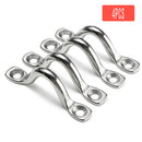 4* Universal Stainless Steel Top Pad Wire Eye Straps Loop Boat Plate Staple Ring