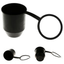 60mm Black Plastic Tow Bar Ball Cover Cap Car Auto Towing Hitch Towball Protect