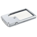 3X 6X High Quality Illuminated Magnifying Glass Pocket Magnifier