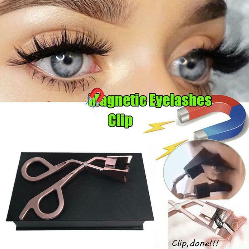 Eyelashes Aids Magnetic Eyelash Curler with Quantum Soft Magnetic False Top