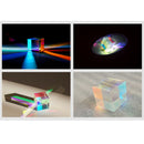Optical Glass Prism Rgb Dispersion Prism Physics Light Spectrum Educational
