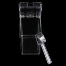 Seasoning Rack Spice Pots 4 Piece Storage Container Condiment Jars with Spoo Ew