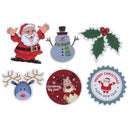 100Pcs Christmas theme lovely DIY scrapbook suitcase laptop guitar car stickerME