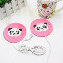 Cartoon Silicone Heater Warmer Cup Pad Hot Drinks Beverage Mat Cup Coaster E8W7