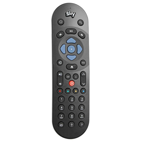 Universal Plastic IR Remote Controller for Sky Q TV Box Coontroller Black A#S