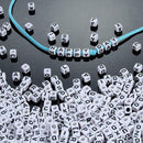 1000Pcs /set Letter Acrylic Beads For DIY Bracelet Making Multicolor M9V3