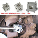 Rear Disc Brake Caliper Piston Rewind/Wind Back Cube Tool 3/8" Drive T FB FT