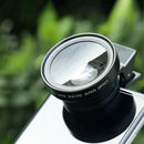 0.45X 49UV Wide Angle Mobile Phone Lens Super Macro Camera Lens (Black) A