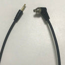 2.5mm To Male Flash PC Sync Cable Cord With Screw Lock For Canon SLR Camera -