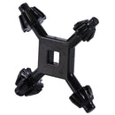 4-way Chuck Key For Drill Presses Drill Wrench Fits 4 Sizes 12mm To 17mm