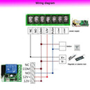 DC 12V 1CH RF 433MHz Wireless Switch Relay Receiver Module With Remote Control