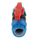 2xPlastic Core Straight Stop Valve For Standard Irrigation Applications,32mm