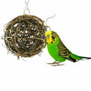 10cm Pet Birds Claw Chew Play Foot Toys Parrot Swing Cage Vine Parak Ball