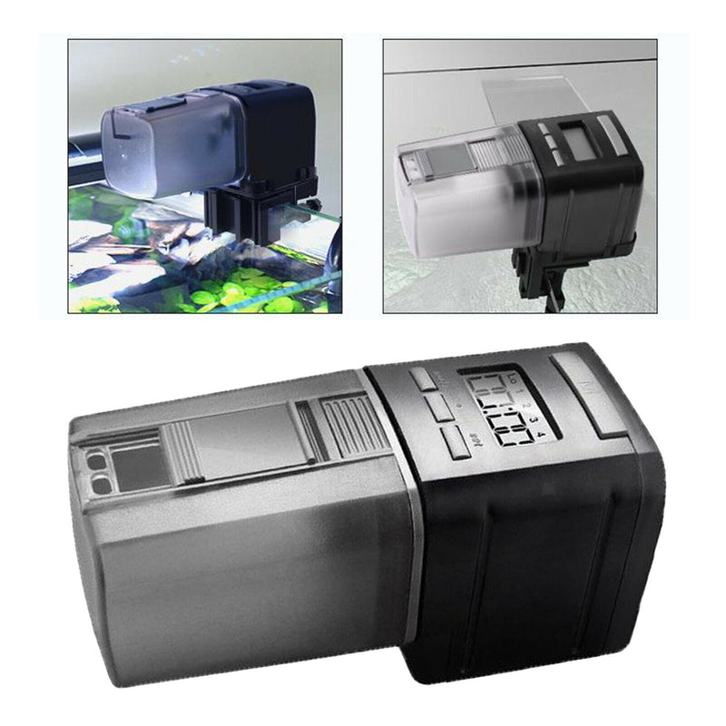 Digital Auto Automatic Aquarium Feeder LCD Display Intelligent Automatic
