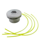 Alloy Strimmer Head Trimmer Heads String Set Grass Brush Accessory&4-line