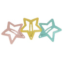 6Pcs Star Shape Metal Children Snap Hair Clips Barrettes Girls Cute H ME