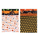 8x Halloween Cotton Fabric Cats Bats Pumpkin Skulls Printed for Sewing Patchwork