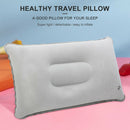 Portable Travel Sleep Pillow Inflatable Outdoor Camping Tent Pillows (Gray) A