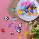 30Pcs diy cartoon colorful animal flower beads pendants making beads toy3cL