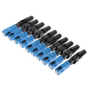 10pcs Optic Fiber Quick Cold Connector FTTH SC Singlemode UPC Fast Connector