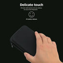 Hard Disk Drive Case Power Bank Data Cable Charger Protective Pouch blueendless