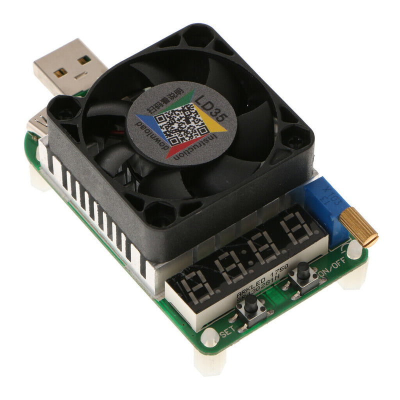 LD35 35W Digital Display Electronic USB Load  Discharge