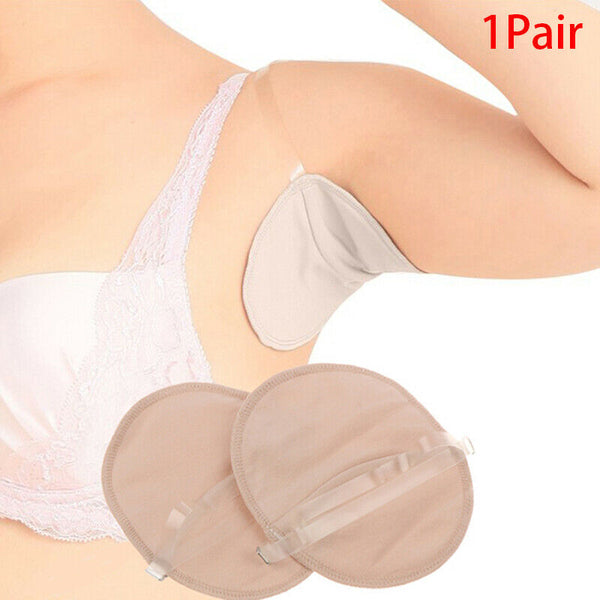 1Pair Underarm Sweat Shield Pad Washable Armpit Absorbing Sweat Guards Strap Kw
