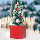 Christmas Mini Tree Artificial Pine Table Gift Ornaments Festival Home Bar Decor