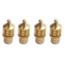 4Pcs Isolation Stand Shock Absorption 8mm Copper Speaker Spikes Accessories Home